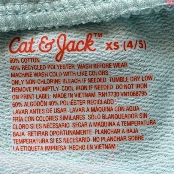 Cat & Jack Mint Green Rainbow Shorts - Picture 3 of 5